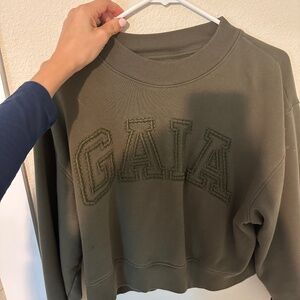 GAP/Cult Gaia collab crop sweatshirt
